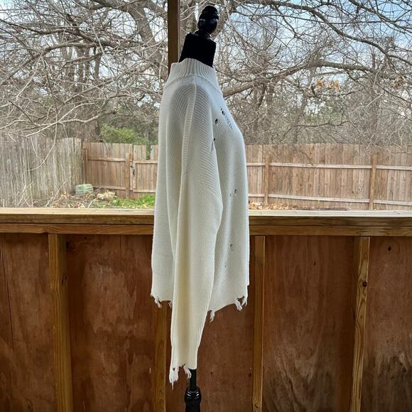 Revolve Lovers And Friends Women's Arlington Sweater In Ivory Size L - Picture 6 of 14